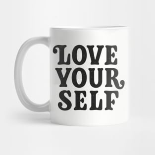 Love Your Self (black) Mug